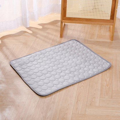 Summer Pet Cooling Mat Breathable Ice Silk Bed